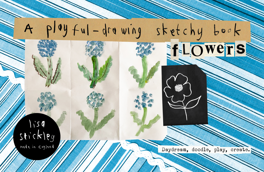 A Playful-Drawing-Sketchy-Book: FLOWERS