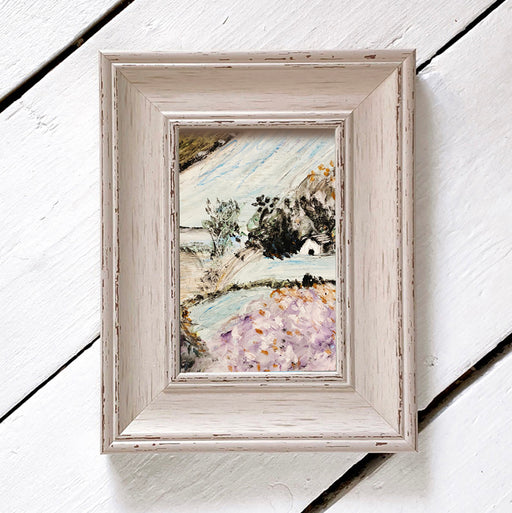 Limited edition signed A5 Print - Dusty Blue Fields On Wednesday