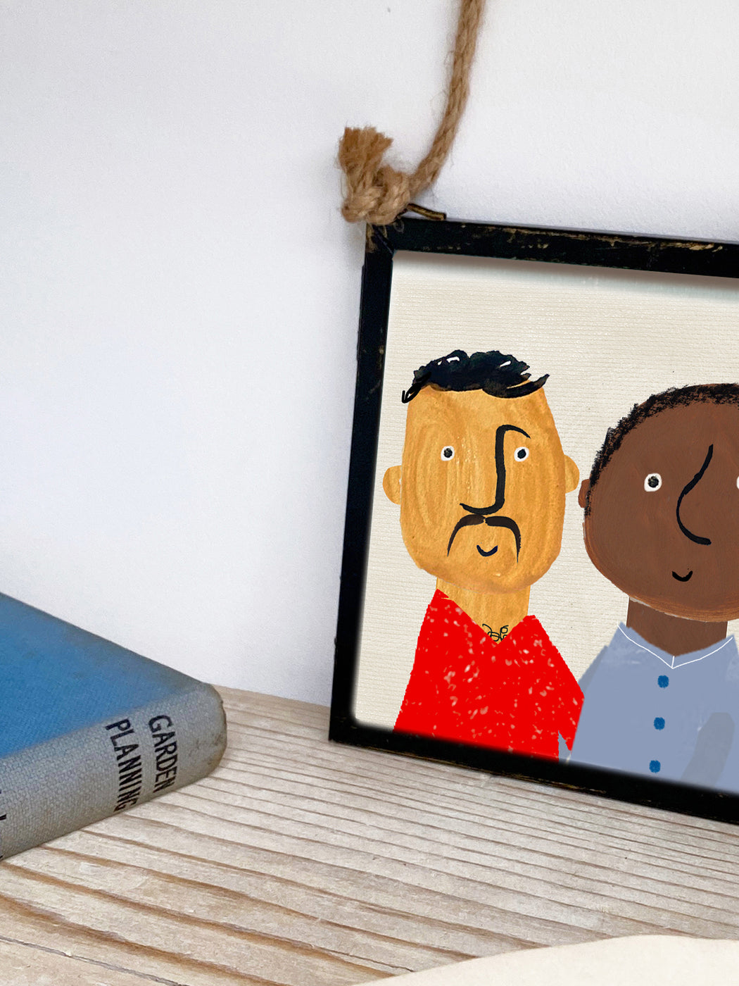 Personalised, Framed, Watercolour Portrait, 'The Couple'