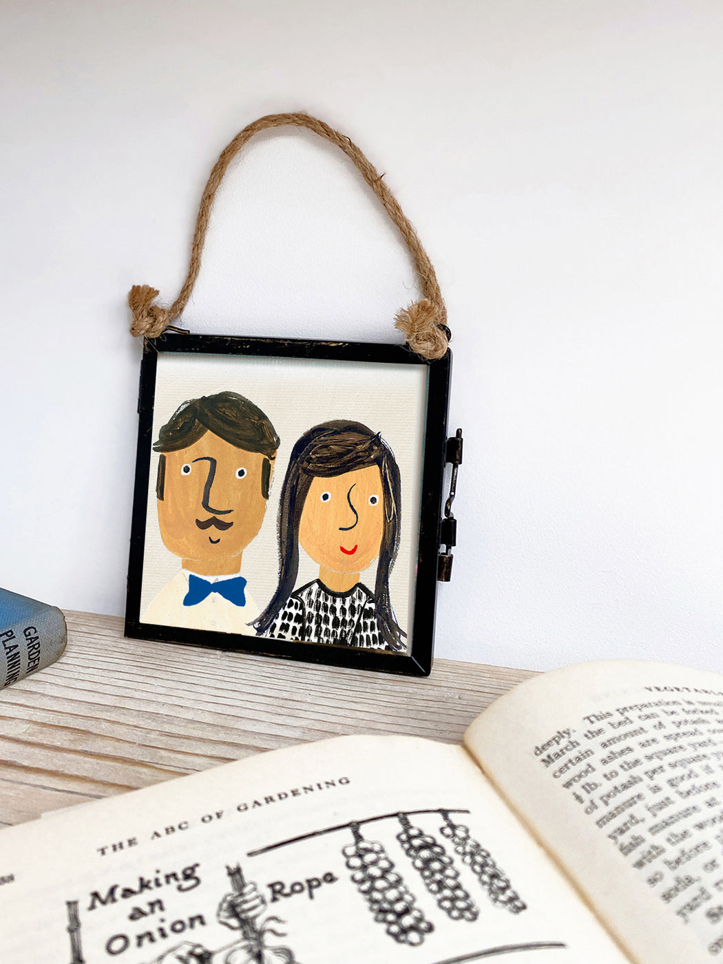 Personalised, Framed, Watercolour Portrait, 'The Couple'