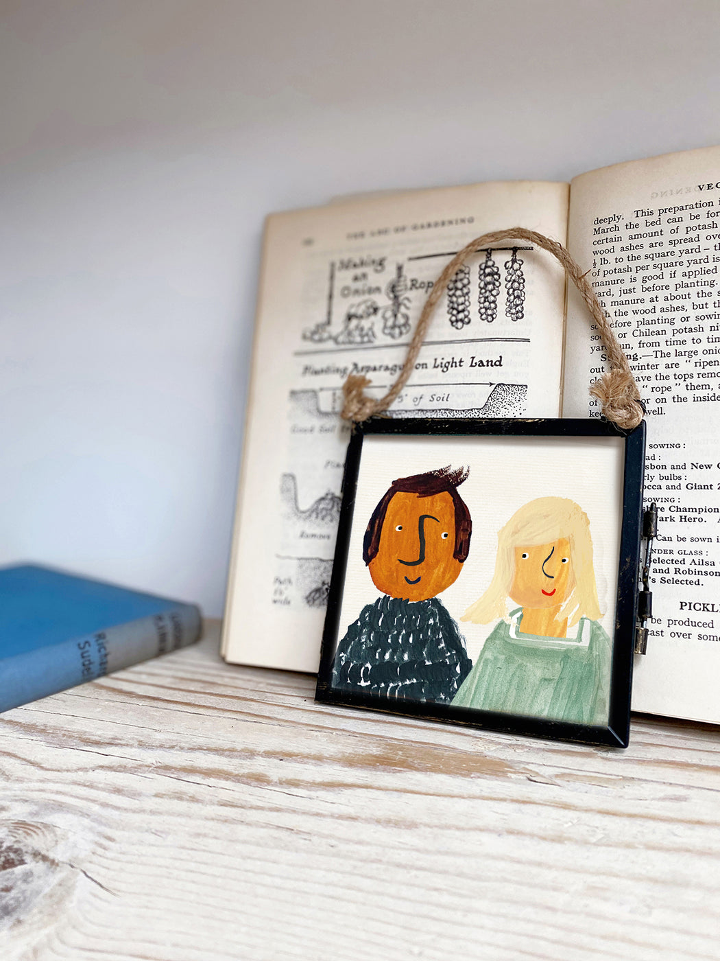 Personalised, Framed, Watercolour Portrait, 'The Couple'