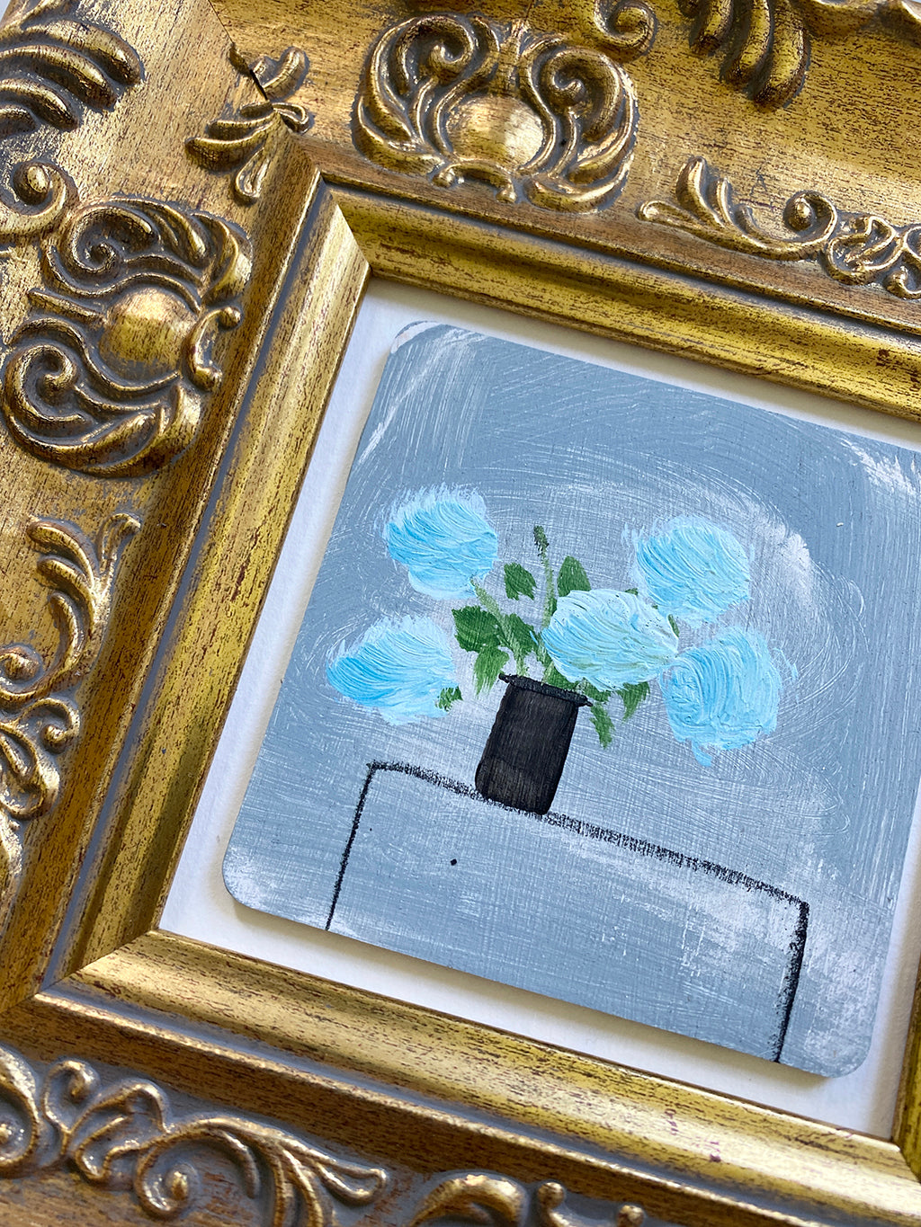 Five Blue Blooms On Thursday