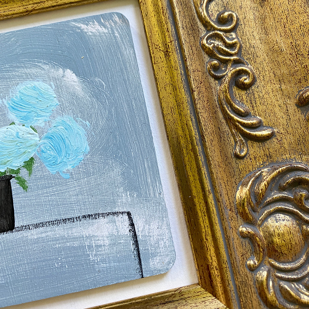 Five Blue Blooms On Thursday
