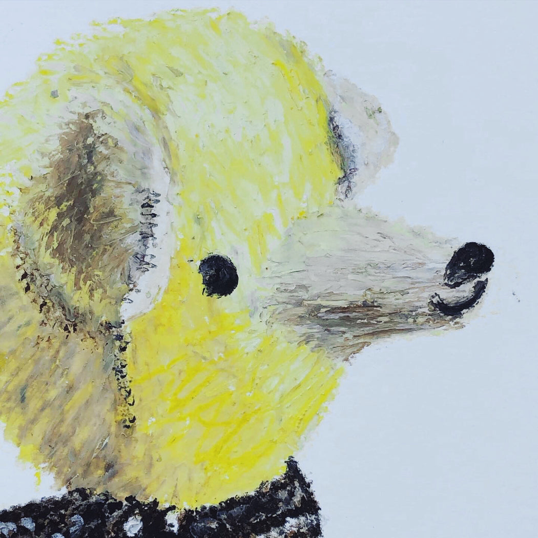 oil pastel portrait
