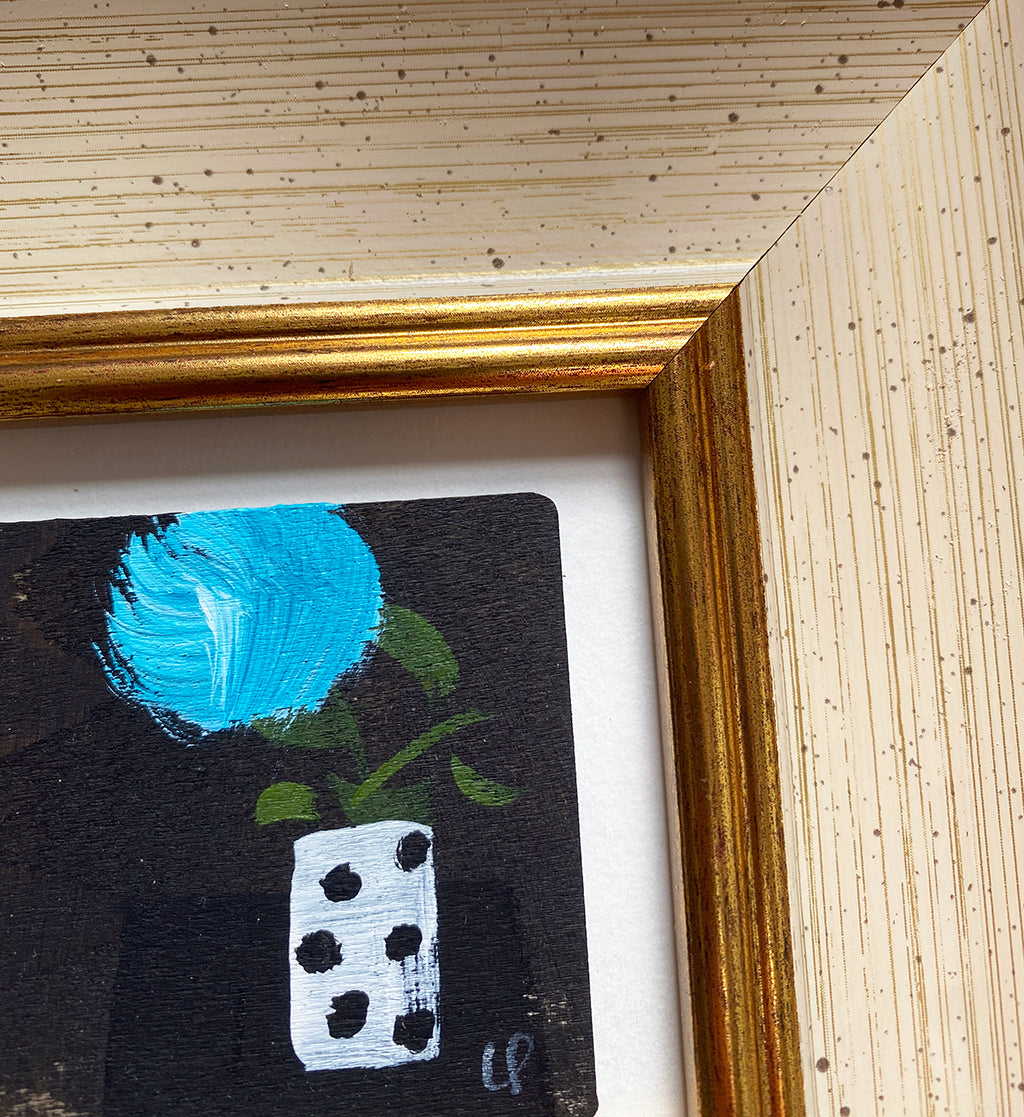 Blue Bloom in Aunty Edith’s Vase