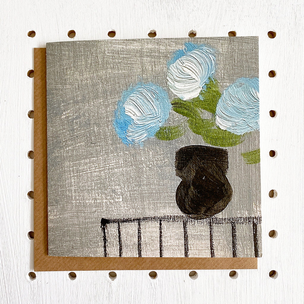 Set Of 4 Notecards - Flowers