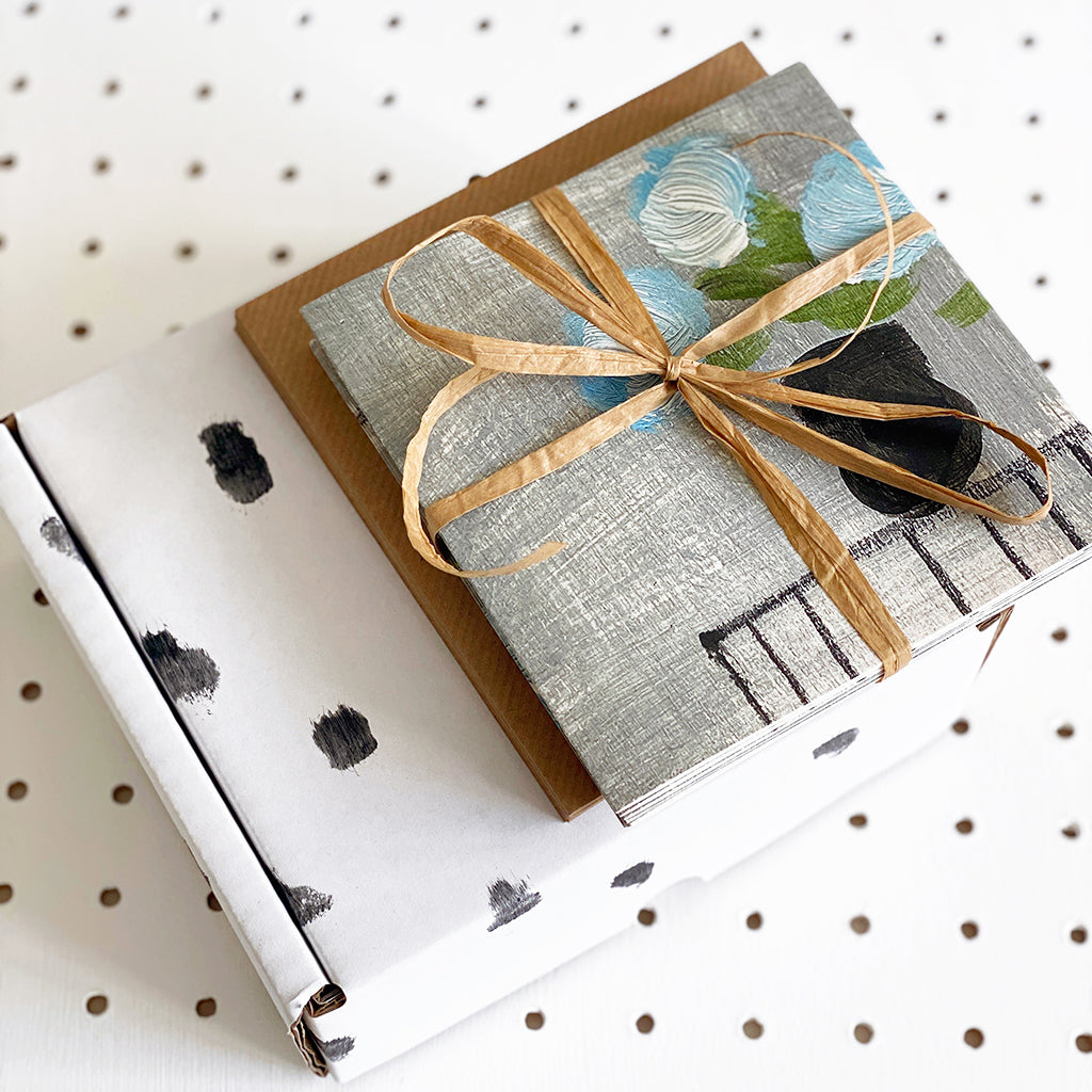 Box Of 12 Notecards - Flowers