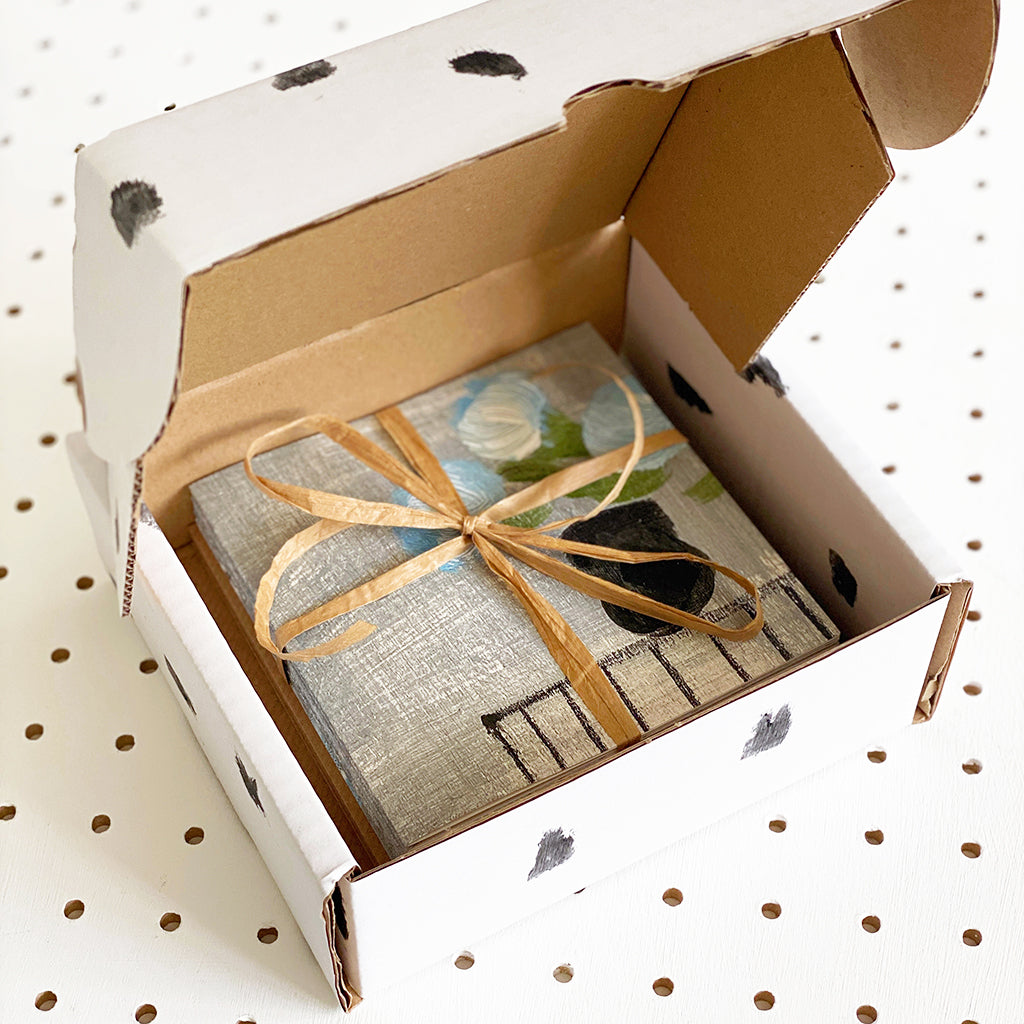 Box Of 12 Notecards - Flowers