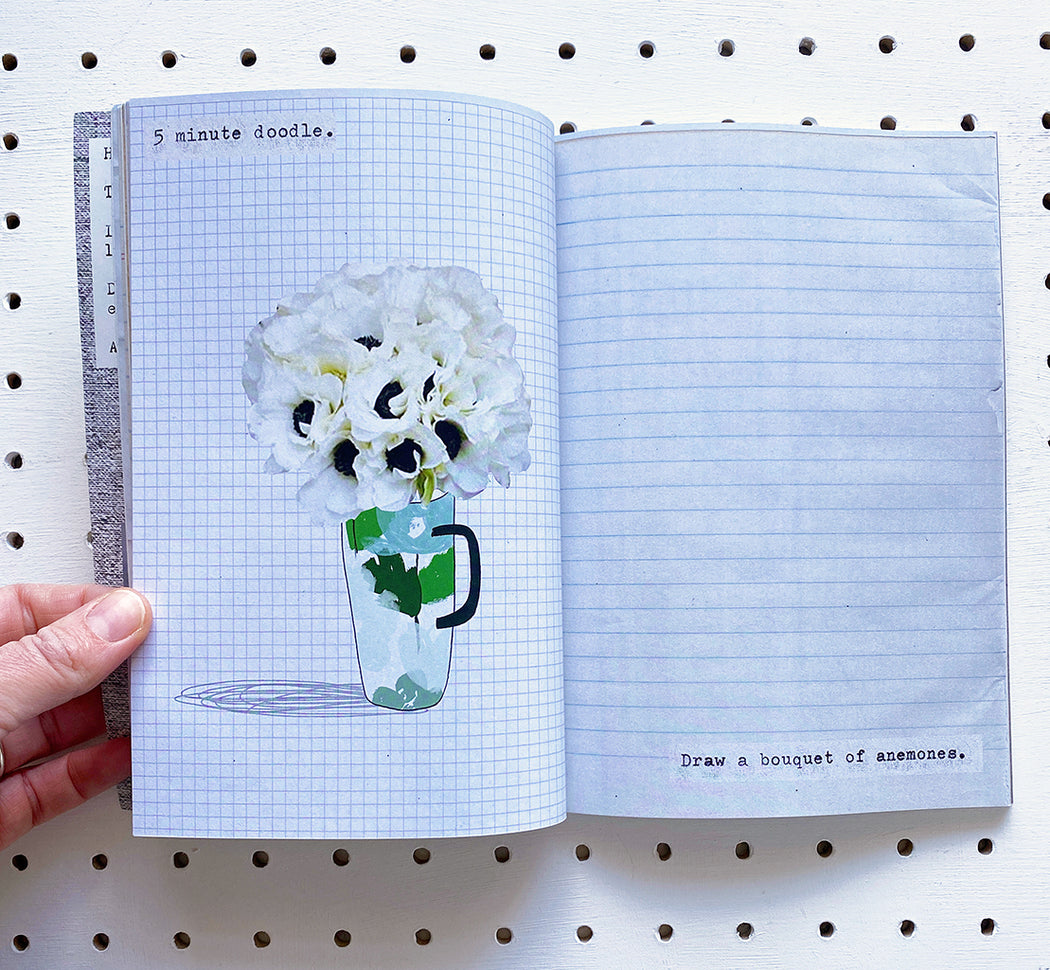 A-Back-Of-An-Envelope Doodling Book- FLOWERS