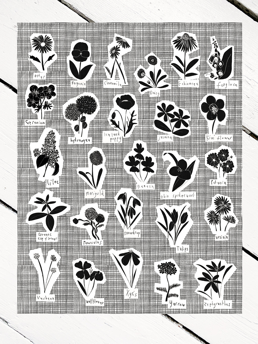 Flowery Alphabet, A3