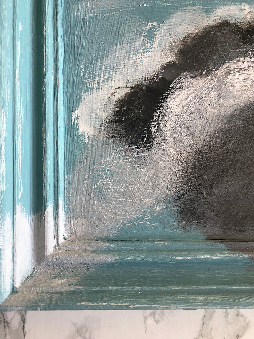 cloud painting 'head in the clouds'