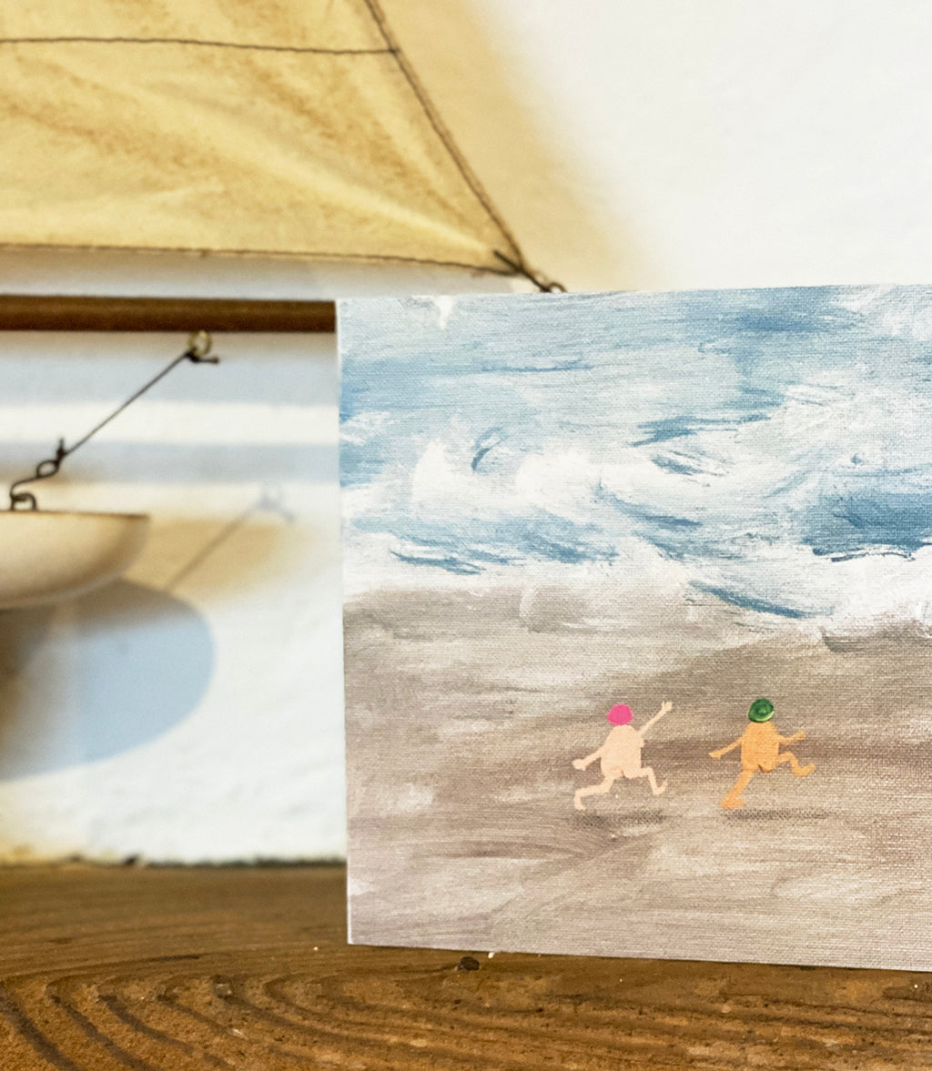 Box Of 12 Notecards - Cheeky Swimmers