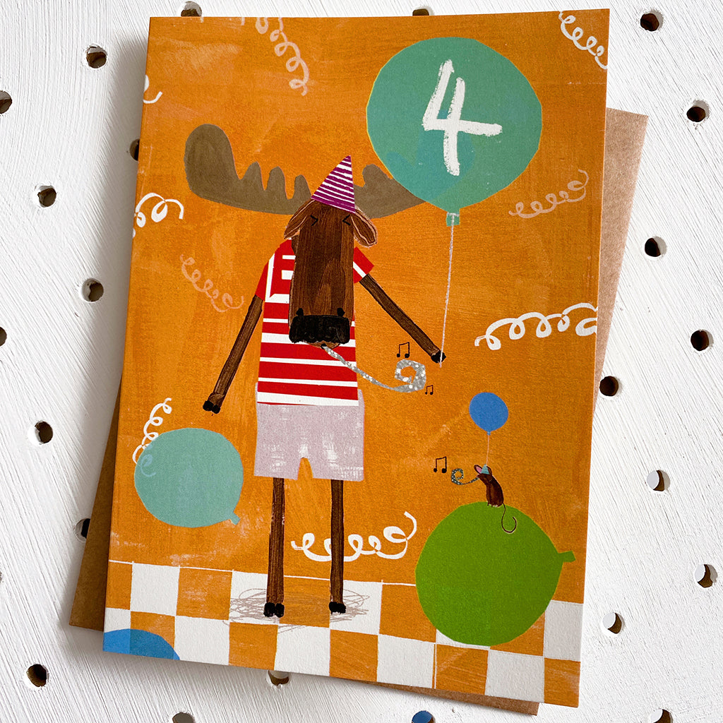 Age 4 Card - Single or BUNDLE