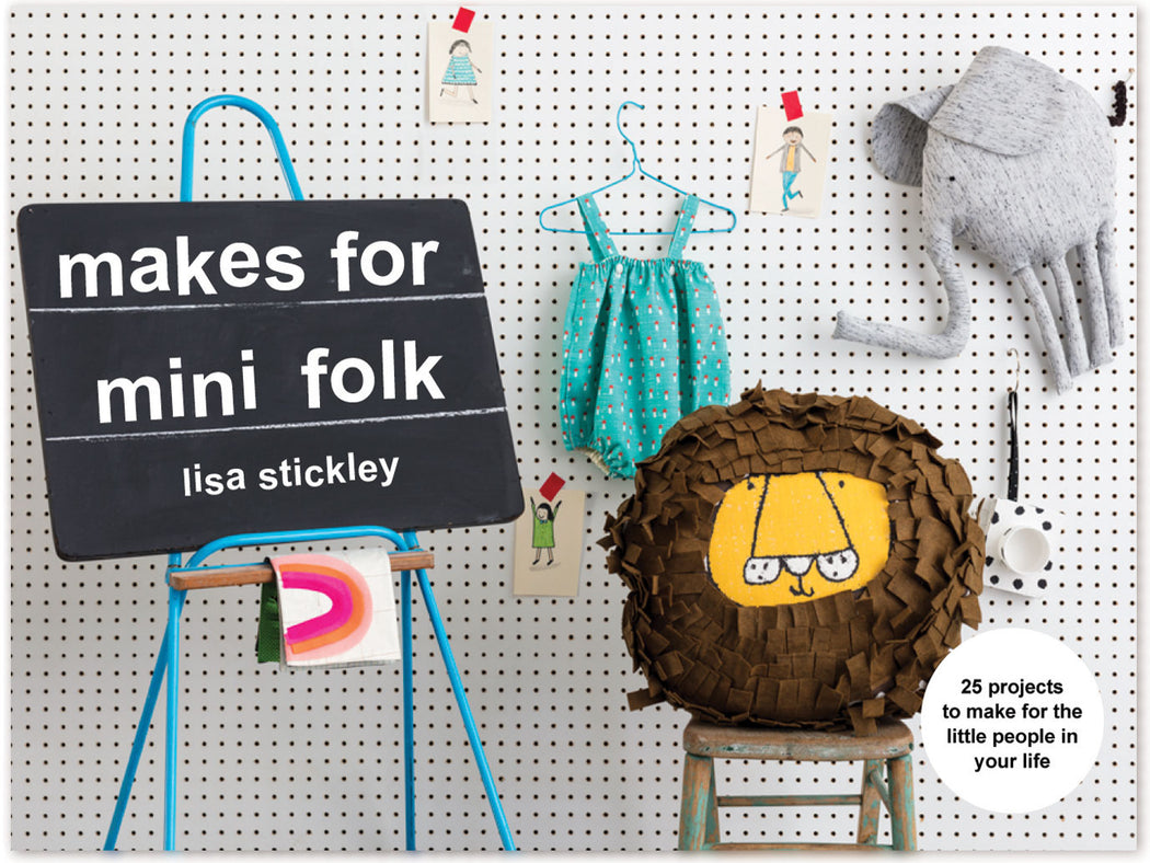 makes for mini folk, signed copy + original A4 black & white drawing.