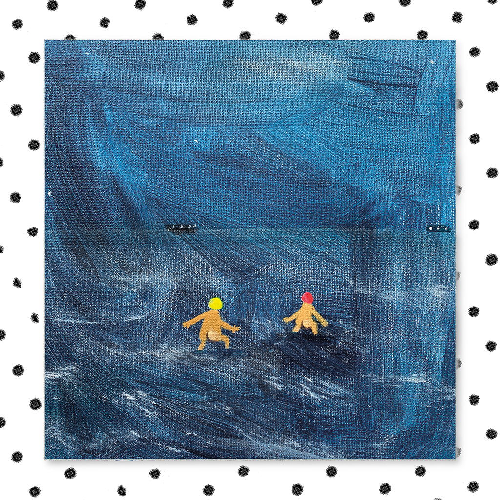 Box Of 12 Notecards - Cheeky Swimmers