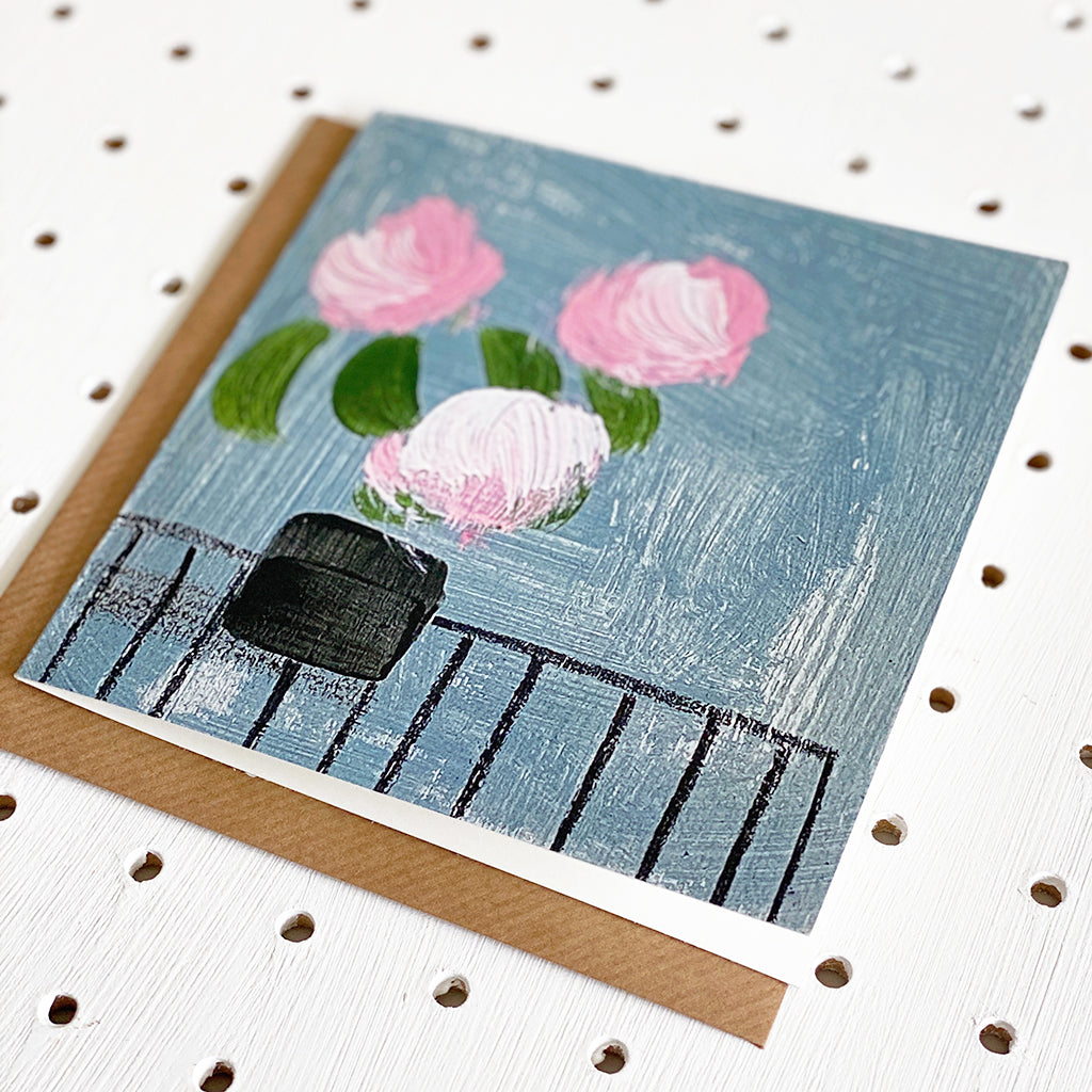 Notecard - Pink Blooms