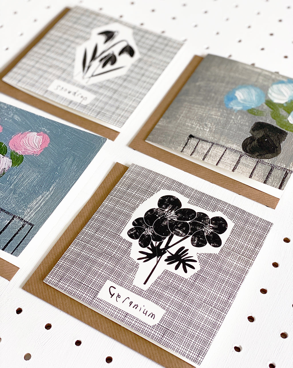 Box Of 12 Notecards - Flowers