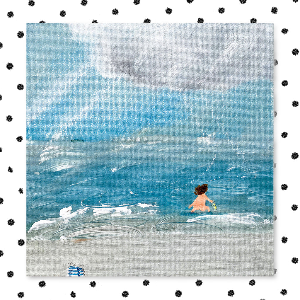 Box Of 12 Notecards - Cheeky Swimmers