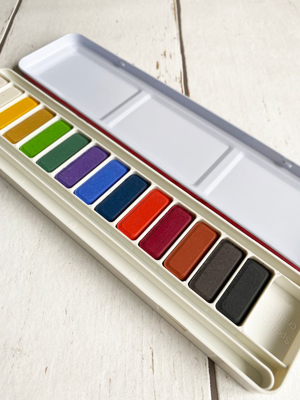 Watercolour Paint In A Tin