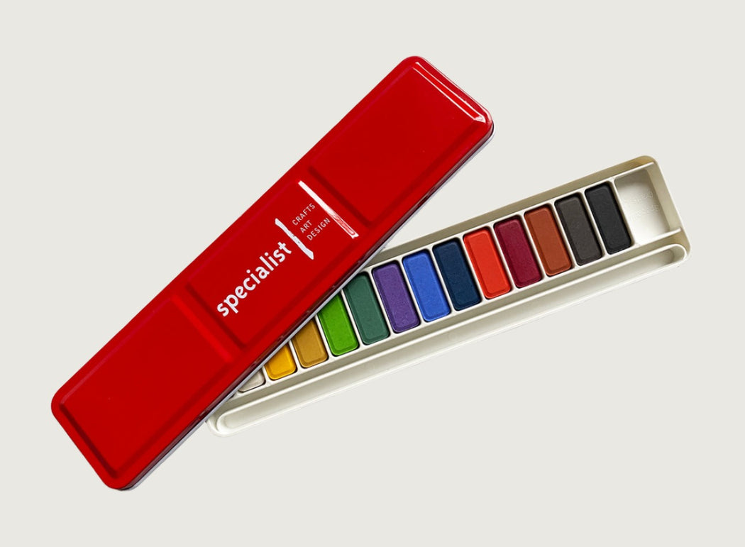 Watercolour Paint In A Tin