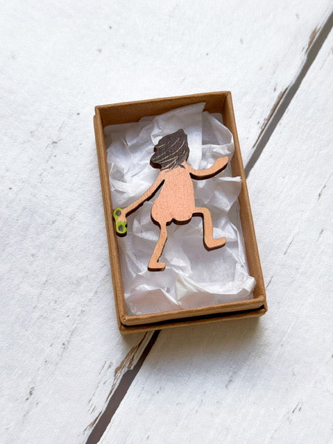 Cheeky Swimmer Brooch - Don’t Forget Your Goggles