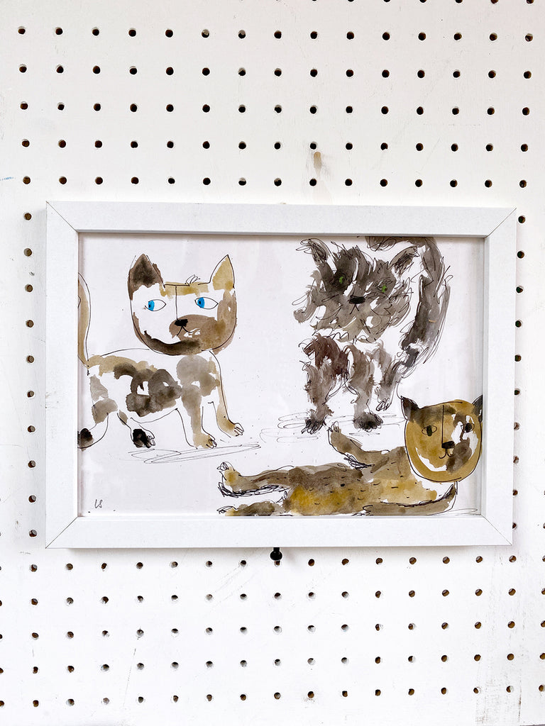 original drawing framed — Lisa Stickley Studio
