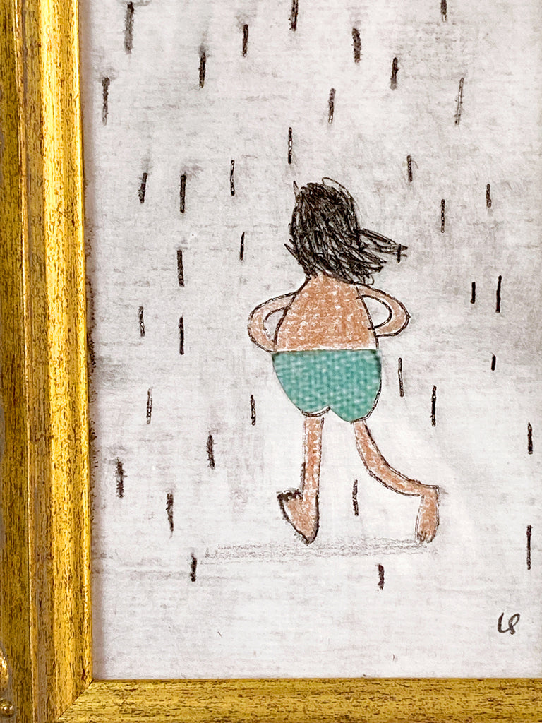 original drawing, framed — Lisa Stickley Studio