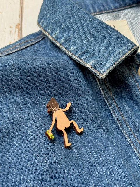 Cheeky Swimmer Brooch - Don’t Forget Your Goggles