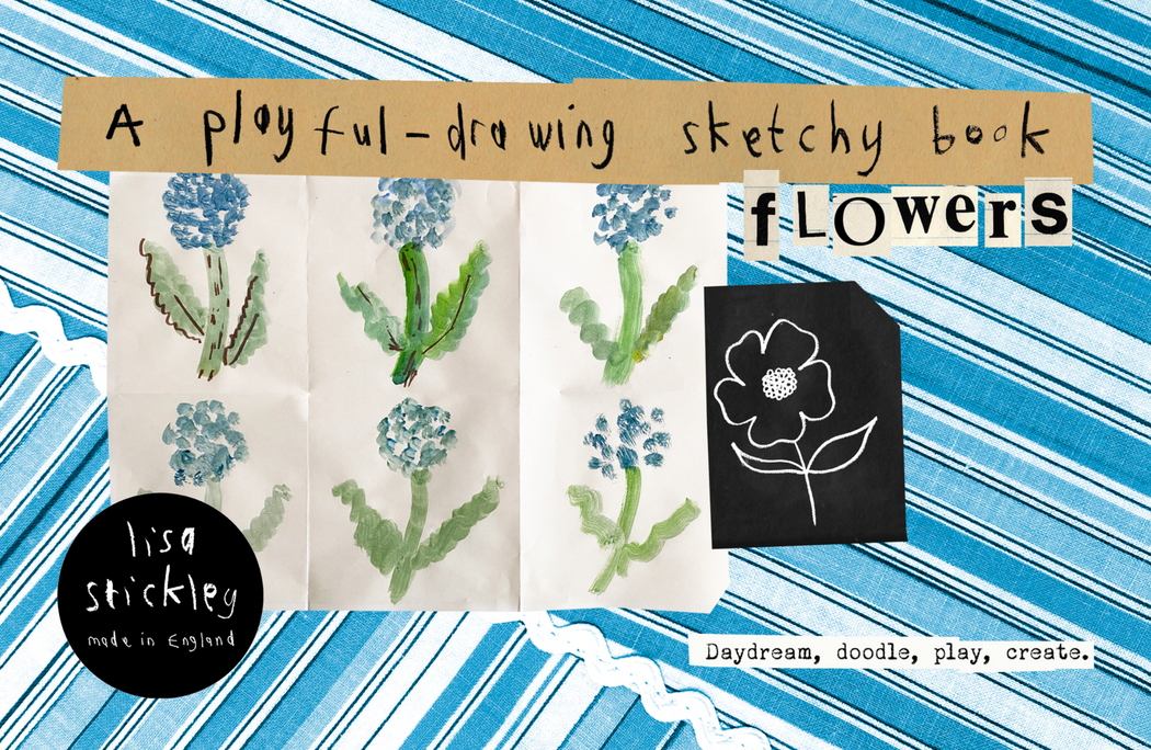 A Playful-Drawing-Sketchy-Book: FLOWERS *pre-order*