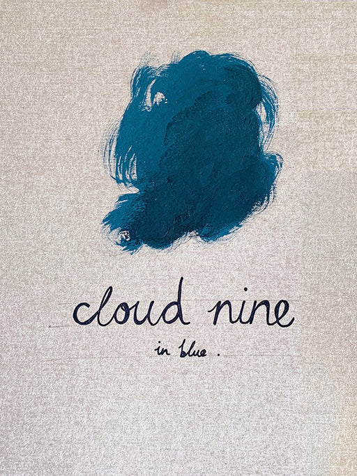 Limited edition signed A5 Print - Cloud Nine In Blue