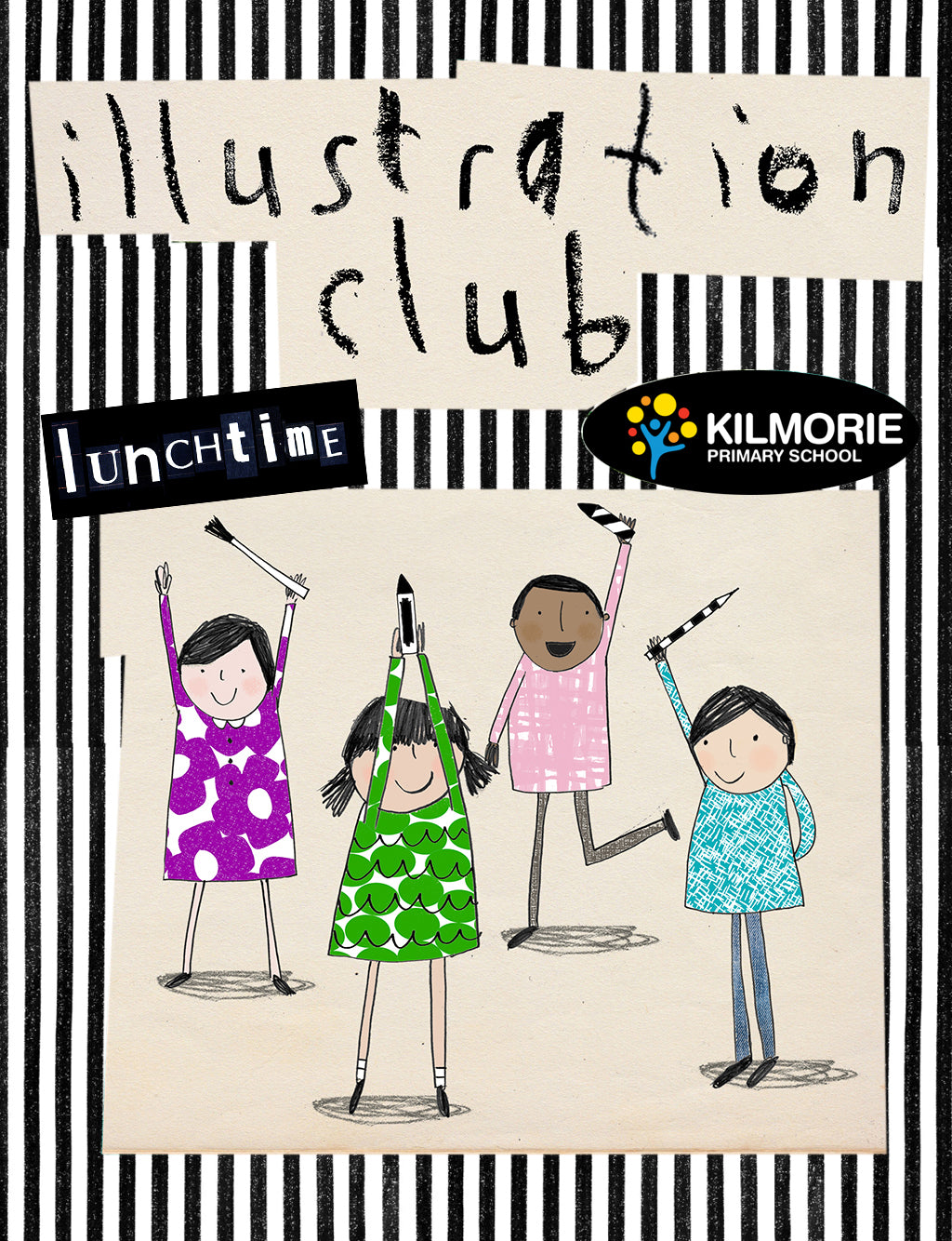 Thursday LUNCHTIME Illustration Club Rec, Yrs 1, 2, 3 & 4 - Kilmorie School SPRING TERM, 10 weeks