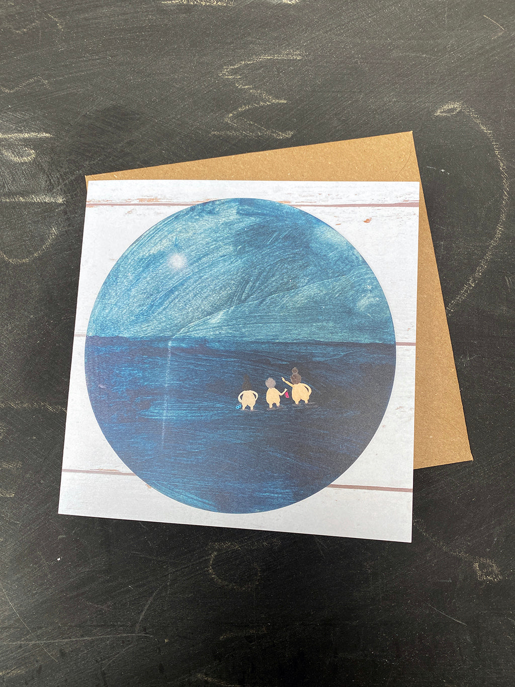 Notecard - Moonlit Paddlers