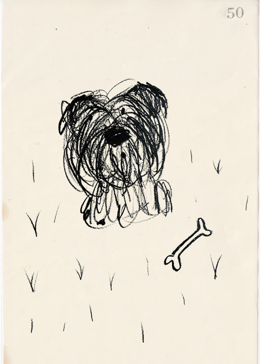 Limited edition signed A5 Print - Oooh, A Bone!