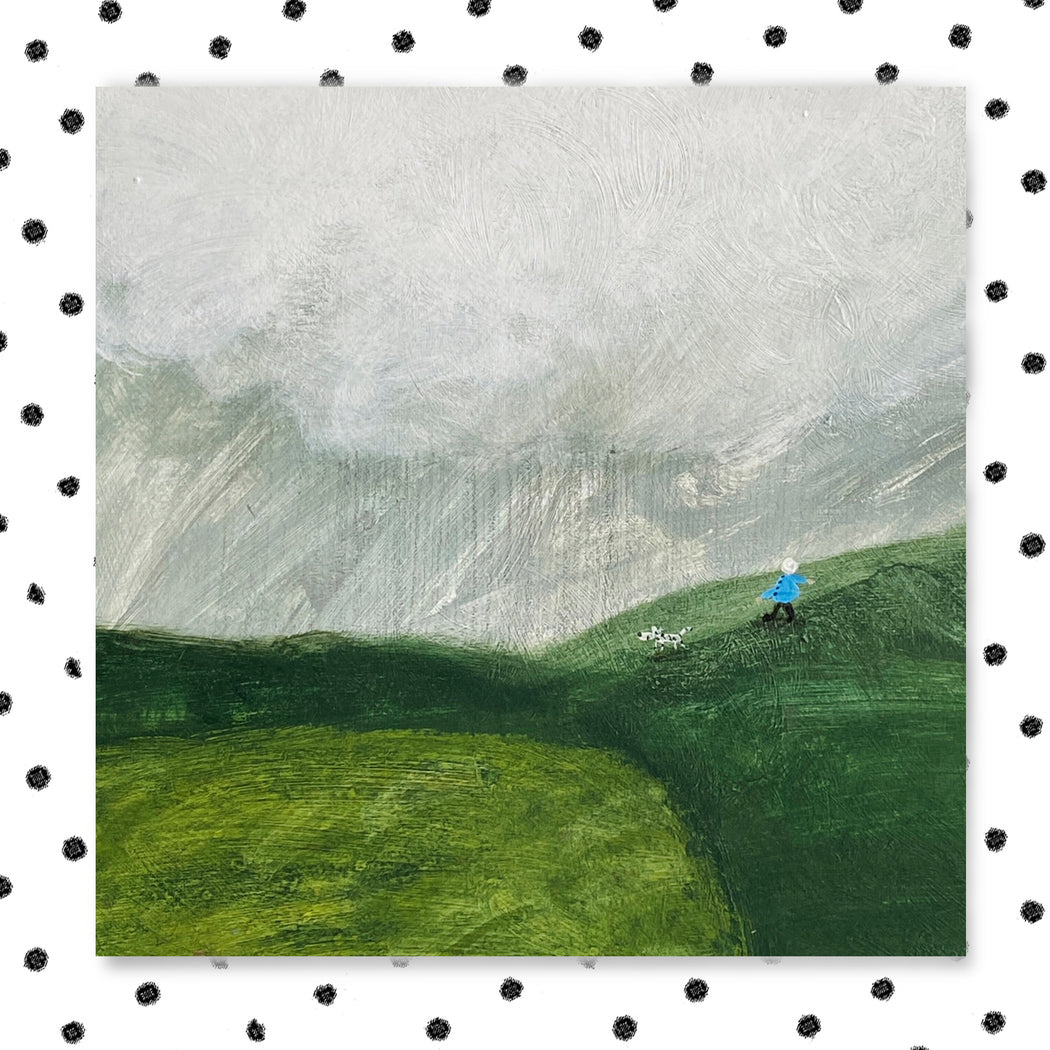 Notecard - Ivy & Horatio On The Fields