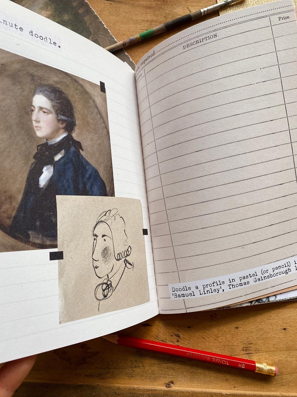 A-Back-Of-An-Envelope Doodling Book- Dulwich Picture Gallery